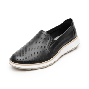 Slip On Flexi para Mujer con Piel Extra Suave Estilo 119302 Negro