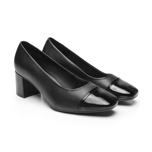 Zapatilla Punta Cuadrada Flexi para Mujer Estilo 119705 Negro