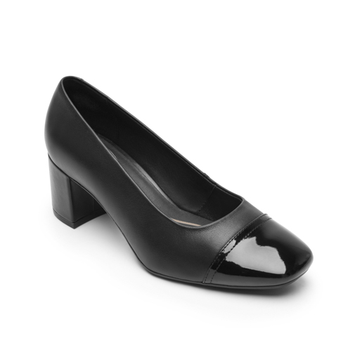 Zapatilla Punta Cuadrada Flexi para Mujer Estilo 119705 Negro