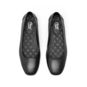 Balerina Flexi para Mujer con Plantilla Comfort Pad Estilo 119901 Negro