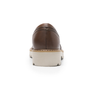 Mocasín Casual Flexi para Mujer con Suela Extra Ligera Estilo 120102 Café