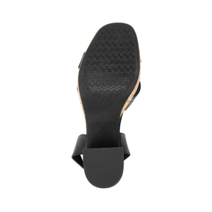 Sandalia De Tacón Flexi para Mujer con Comfort Walk Estilo 123001 Negro