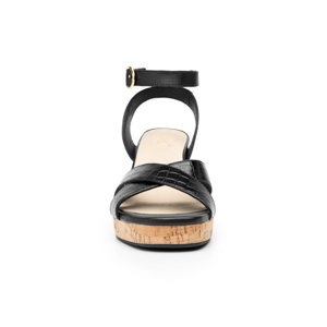 Sandalia De Tacón Flexi para Mujer con Comfort Walk Estilo 123001 Negro