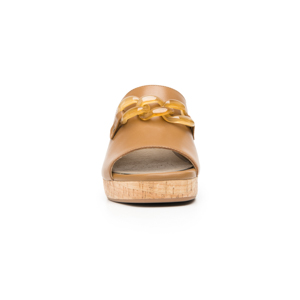 Sandalia De Tacón Flexi para Mujer con Comfort Walk Estilo 123003 Honey