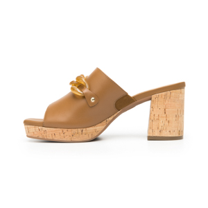 Sandalia De Tacón Flexi para Mujer con Comfort Walk Estilo 123003 Honey