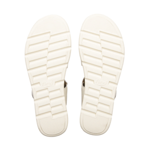 Sandalia Cuña Confort Flexi para Mujer Estilo 124210 Hueso