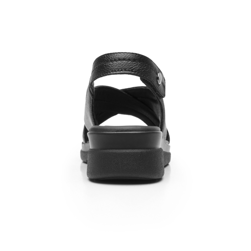 Sandalia Cuña Confort Flexi para Mujer Estilo 124212 Negro