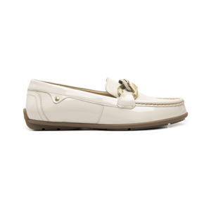 Mocasín De Charol Flexi para Mujer Estilo 124304 Algodón