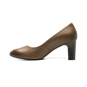 Zapatilla De Tacón Flexi para Mujer con Comfort Walk Estilo 124401 Café