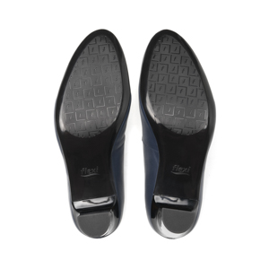 Zapatilla Tacón Medio Flexi para Mujer con Comfort Walk Estilo 124401 Marino