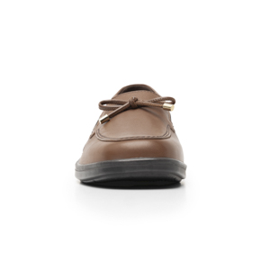 Mocasín Herraje Flexi para Mujer con Doble Plantilla Estilo 124505 Tan