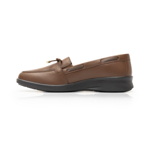 Mocasín Herraje Flexi para Mujer con Doble Plantilla Estilo 124505 Tan