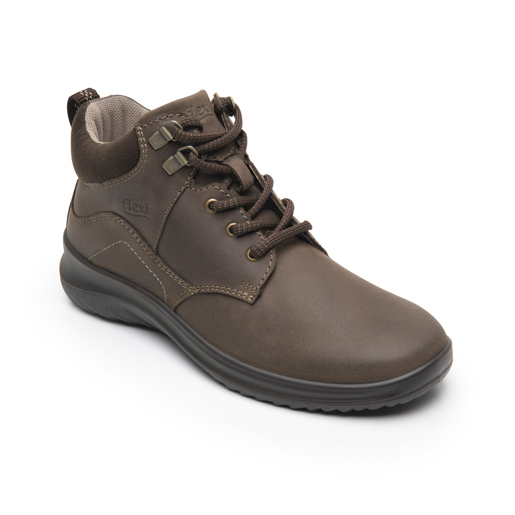Botín Casual Flexi para Mujer con Shock Point Estilo 125910 Cocoa