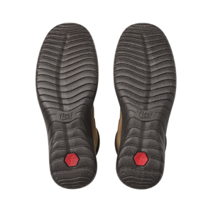 Botín Casual Flexi para Mujer con Shock Point Estilo 125910 Tan