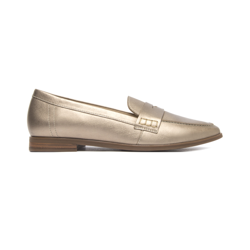 Loafer Casual Flexi para Mujer Estilo 126606 Dorado