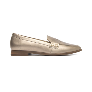 Loafer Casual Flexi para Mujer Estilo 126606 Dorado