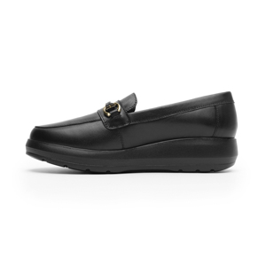 Mocasín Herraje Flexi para Mujer con Suela Extra Ligera Estilo 126706 Negro