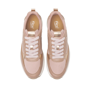 Sneaker Casual Flexi para Mujer con Suela Extra Ligera Estilo 127102 Rosa