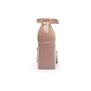 Sandalia De Tacón Flexi para Mujer con Suela Flexible Estilo 127602 Nude