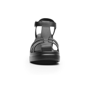 Sandalia De Tacón Flexi para Mujer con Suela Flexible Estilo 127604 Negro