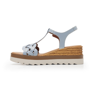 Sandalia Casual Flexi para Mujer con Suela Flexible Estilo 127703 Azul