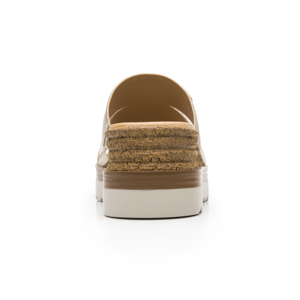 Sandalia De Plataforma Flexi para Mujer Estilo 127705 Beige Multicolor