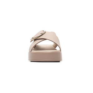 Sandalia Plataforma Flexi para Mujer con Suela Flexible Estilo 127901 Nude