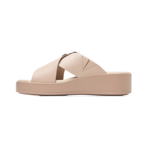 Sandalia Plataforma Flexi para Mujer con Suela Flexible Estilo 127901 Nude