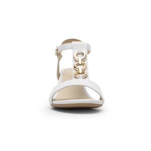 Sandalia Cuña Flexi para Mujer con Comfort Walk Estilo 128304 Blanco