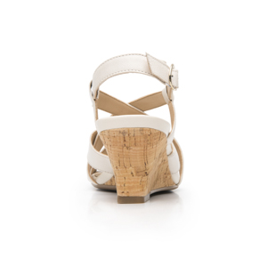 Sandalia Cuña Alta Flexi para Mujer Estilo 128309 Algodón