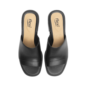 Sandalia De Tacón Flexi para Mujer con Suela Flexible Estilo 128403 Negro