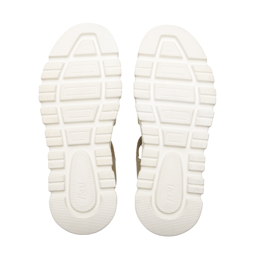 Sandalia Plataforma Casual Flexi para Mujer Estilo 128503 Dorado