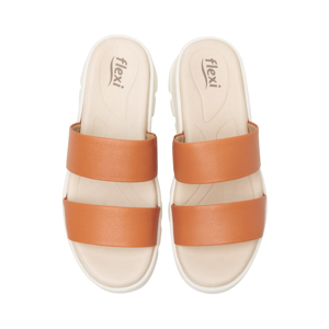 Sandalia Plataforma Flexi para Mujer con Plantilla Acojinada Estilo 128506 Durazno