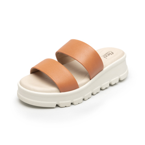 Sandalia Plataforma Flexi para Mujer con Plantilla Acojinada Estilo 128506 Durazno