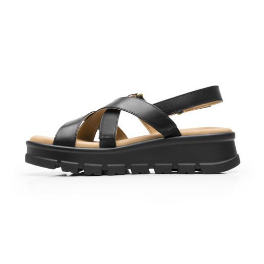 Sandalia Plataforma Casual Flexi para Mujer Estilo 128513 Negro
