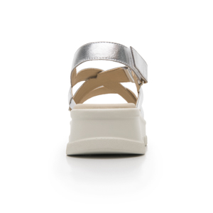 Sandalia Plataforma Casual Flexi para Mujer Estilo 128513 Plata
