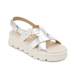 Sandalia Plataforma Casual Flexi para Mujer Estilo 128513 Plata