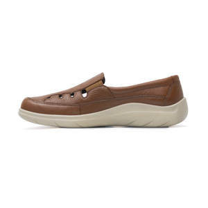 Mocasín Casual Flexi para Mujer con Suela Flexible Estilo 128701 Tan