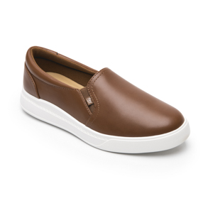 Sneaker Slip On Flexi para Mujer Estilo 129203 Tan