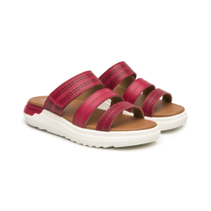 Sandalia De Confort Flexi para Mujer Estilo 129404 Rojo