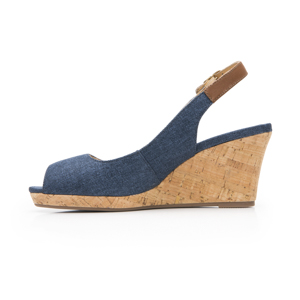 Zapatilla Boca De Pescado Flexi para Mujer Estilo 129605 Marino