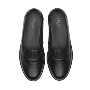 Calzado Confort Flexi para Mujer con Amortiguamiento Estilo 130001 Negro