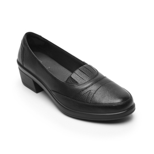 Calzado Confort Flexi para Mujer con Amortiguamiento Estilo 130001 Negro