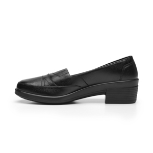 Calzado Confort Flexi para Mujer con Amortiguamiento Estilo 130001 Negro