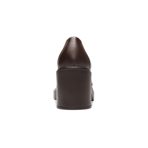 Mocasín Tacón Alto Flexi para Mujer Estilo 130301 Café