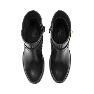 Botín Casual Flexi para Mujer Estilo 130308 Negro