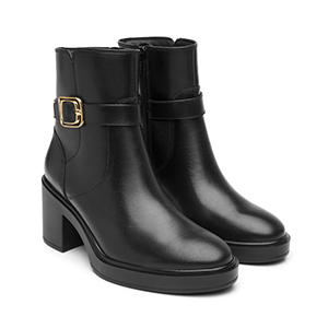 Botín Casual Flexi para Mujer Estilo 130308 Negro