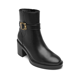 Botín Casual Flexi para Mujer Estilo 130308 Negro