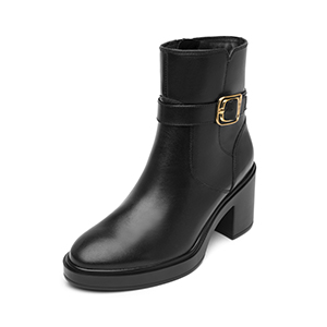Botín Casual Flexi para Mujer Estilo 130308 Negro