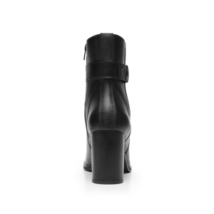 Botín Tacón Alto Flexi para Mujer con Cierre Interno Estilo 130603 Negro